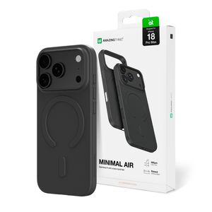 AmazingThing Minimal Air MagSafe -kuori till iPhone 18 Pro Max - Musta