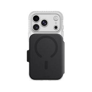 AmazingThing Titan Pro Lens Flip Set MagSafe -kuori Lompakko till iPhone 18 Pro Max - Musta