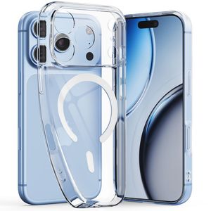 Tech-Protect FlexAir MagSafe -kuori  iPhone 17 Pro Max/18 Pro Max:lle - Läpinäkyvä