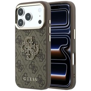 Guess 4G Big Resin Logo -kuori  iPhone 17 Pro/18 Pro:lle - Ruskea