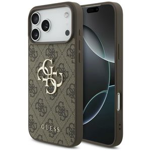 Guess 4G Big Logo -kuori  iPhone 17 Pro/18 Pro:lle - Ruskea