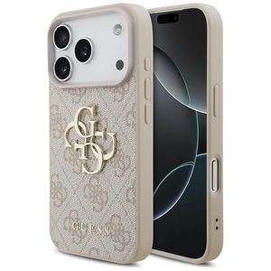 Guess 4G Big Logo -kuori  iPhone 17 Pro/18 Pro:lle - Vaaleanpunainen