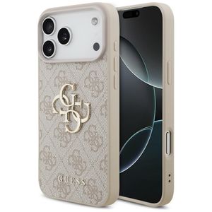 Guess 4G Big Logo -kuori  iPhone 17 Pro Max/18 Pro Max:lle - Vaaleanpunainen