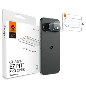 Spigen Optik Pro HD Glas.tR EZ Fit Linsebeskyttelse 2-Pak till Google Pixel 11 Pro - Gennemsigtig