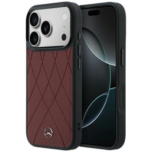 Mercedes Crossed Lines MagSafe -kuori  iPhone 17 Pro/18 Pro:lle - Burgundi