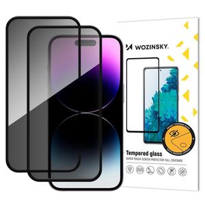 Wozinsky Privacy Glass Skärmskydd 2-pack till iPhone 18 Pro Max