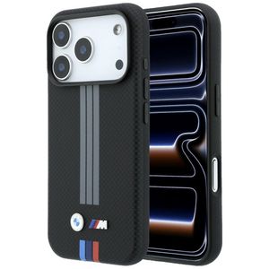 BMW Quadrille Kevlar Print Lines MagSafe -kuori Rengasjalusta  iPhone 17 Pro/18 Pro:lle - Musta