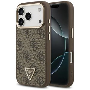 Guess 4G Triangle Logo MagSafe -kuori  iPhone 17 Pro/18 Pro:lle - Ruskea