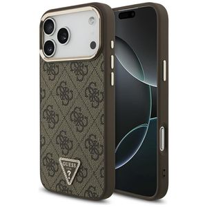 Guess 4G Triangle Logo MagSafe -kuori  iPhone 17 Pro Max/18 Pro Max:lle - Ruskea
