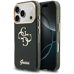 Guess 4G Script Metal -kuori  iPhone 17 Pro/18 Pro:lle - Musta