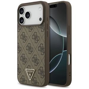 Guess 4G Triangle Logo MagSafe -kuori  iPhone 17 Pro Max/18 Pro Max:lle - Ruskea