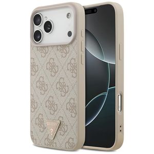 Guess 4G Triangle Logo MagSafe -kuori  iPhone 17 Pro Max/18 Pro Max:lle - Vaaleanpunainen