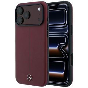 Mercedes Iconic Line MagSafe -kuori  iPhone 18 Pro Max/17 Pro Max:lle - Burgundi
