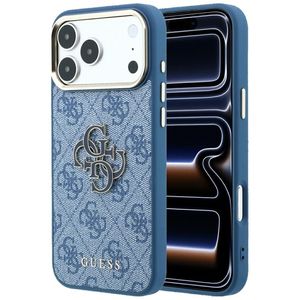Guess 4G Big Resin Logo -kuori  iPhone 17 Pro Max/18 Pro Max:lle - Vaaleansininen