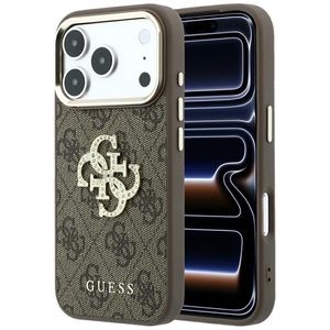 Guess 4G Big Resin Logo -kuori  iPhone 17 Pro Max/18 Pro Max:lle - Ruskea