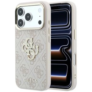 Guess 4G Big Resin Logo -kuori  iPhone 17 Pro/18 Pro:lle - Vaaleanpunainen