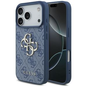Guess 4G Big Logo -kuori  iPhone 17 Pro/18 Pro:lle - Sininen