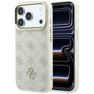 Guess Peony 4G Small Logo MagSafe -kuori  iPhone 17 Pro/18 Pro:lle - Beige
