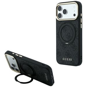 Guess 4G Classic Logo MagSafe -kuori  iPhone 17 Pro Max/18 Pro Max:lle - Musta