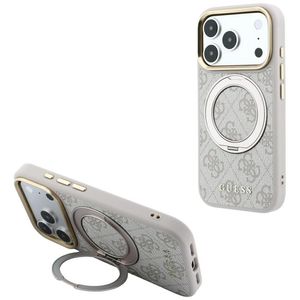 Guess 4G Classic Logo MagSafe -kuori  iPhone 17 Pro Max/18 Pro Max:lle - Vaaleanpunainen