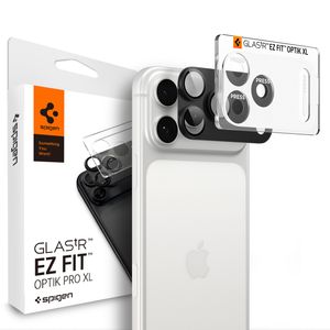Spigen Optik Pro XL Glas.tR EZ Fit Linsskydd till iPhone 18 Pro - Grå