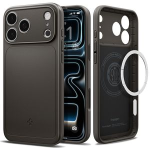 Spigen Thin Fit MagSafe -kuori till iPhone 18 Pro/17 Pro - Musta