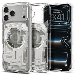 Spigen Ultra Hybrid MagSafe Zero One -kuori  iPhone 18 Pro Max/17 Pro Max - Titaani