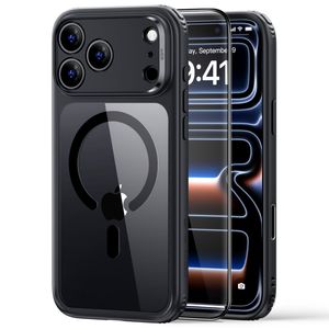 ESR Classic Hybrid MagSafe -kuori till iPhone 18 Pro Max/17 Pro Max - Musta
