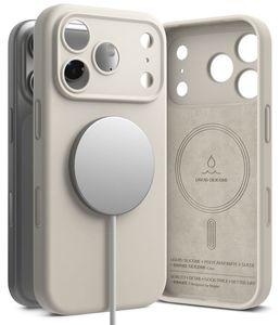 Ringke Silicone MagSafe -kuori till iPhone 18 Pro - Beige