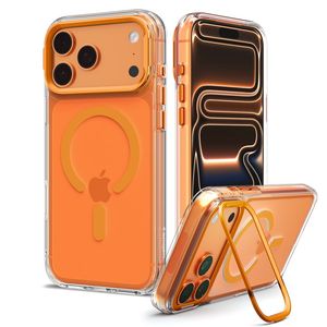 Spigen Ultra Hybrid Optik S MagSafe -kuori  iPhone 18 Pro Max/17 Pro Max - Oranssi