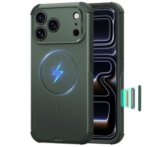 ESR Cyber Tough MagSafe -kuori till iPhone 18 Pro Max/17 Pro Max - Vihreä