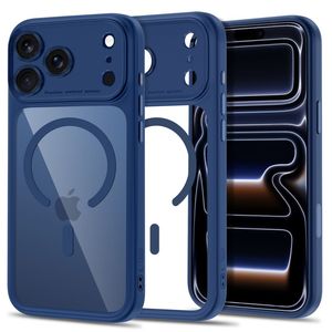 Tech-Protect MagPeak MagSafe CC -kuori till iPhone 18 Pro/17 Pro - Sininen
