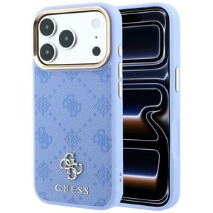 Guess Peony 4G Small Logo MagSafe -kuori till iPhone 18 Pro Max/17 Pro Max - Vaaleansininen