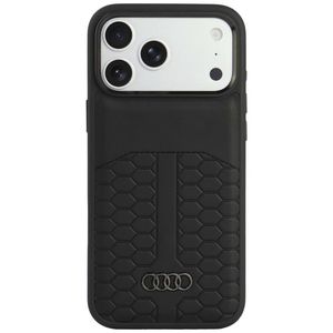 Audi Leather MagSafe -kuori till iPhone 18 Pro Max/17 Pro Max - Musta