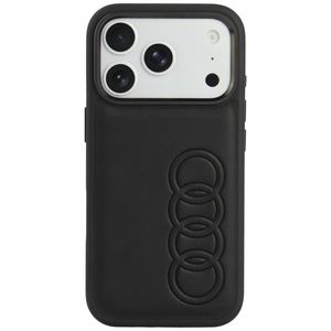Audi TT Synthetic Leather MagSafe -kuori till iPhone 18 Pro/17 Pro - Musta