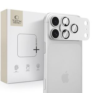 Tech-Protect Camfull Fit+ Linsebeskyttelse till iPhone 18 Pro Max - Sølv