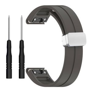 Garmin Fenix 7S Silicone Watch Strap - Grey