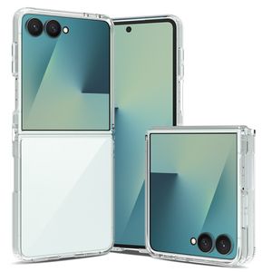 Samsung Galaxy Z Flip8 Cover med akrylbagside - Gennemsigtig