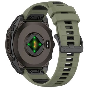 Garmin Fenix 8 43mm etc. Watch Strap - Green, Black