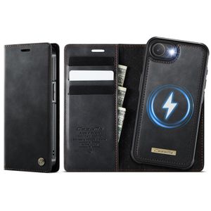 CASEME C49 MagSafe Compatible Wallet Cover for iPhone 16e – Black