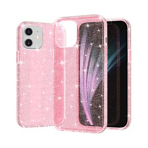 iPhone 12 Mini Cover Glitter - Pink