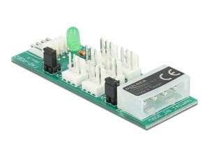 Delock fordelerkort til 6x ventilator 5V / 12V