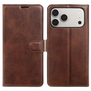 iPhone 18 Pro Max/17 Pro Max Lompakkokotelo jalustalla - Ruskea