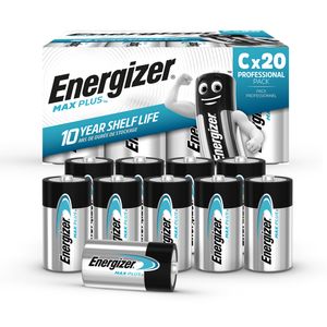 Energizer Max Plus C batterij LR14 1,5V – verpakking van 20 stuks