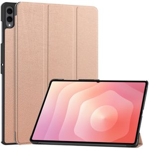 Samsung Galaxy Tab S12 Ultra/S11 Ultra Slimmat Tri-fold stativfodral - Roséguld