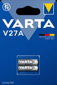 VARTA alkaliparisto V27A / LR27, 12V, 2 kpl