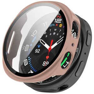 Samsung Galaxy Watch9 44mm Deksel med skjermbeskytter i glass - Rosa