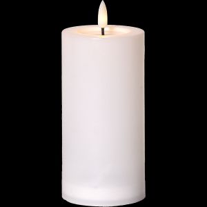 Star Trading solcellsljus Flamme Saul 17,5cm – vit