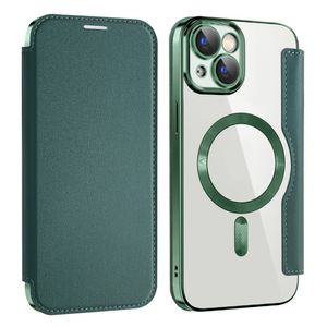 AMORUS iPhone 15 Cover with MagSafe - Green