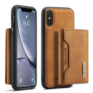 DG.MING iPhone XS Max Pungcover Stødsikker Stativ - Brun
